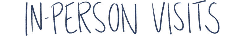 In-person visits