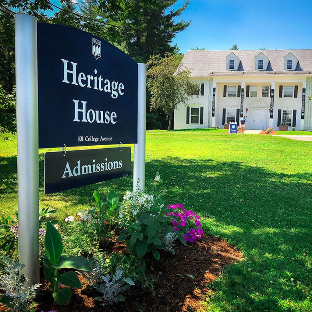 A photo of UMaine's Heritage House