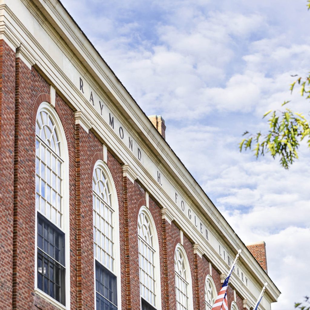 A photo of Fogler Library