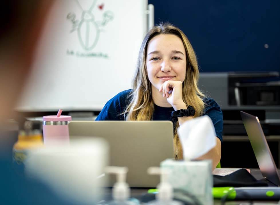 A student journalist