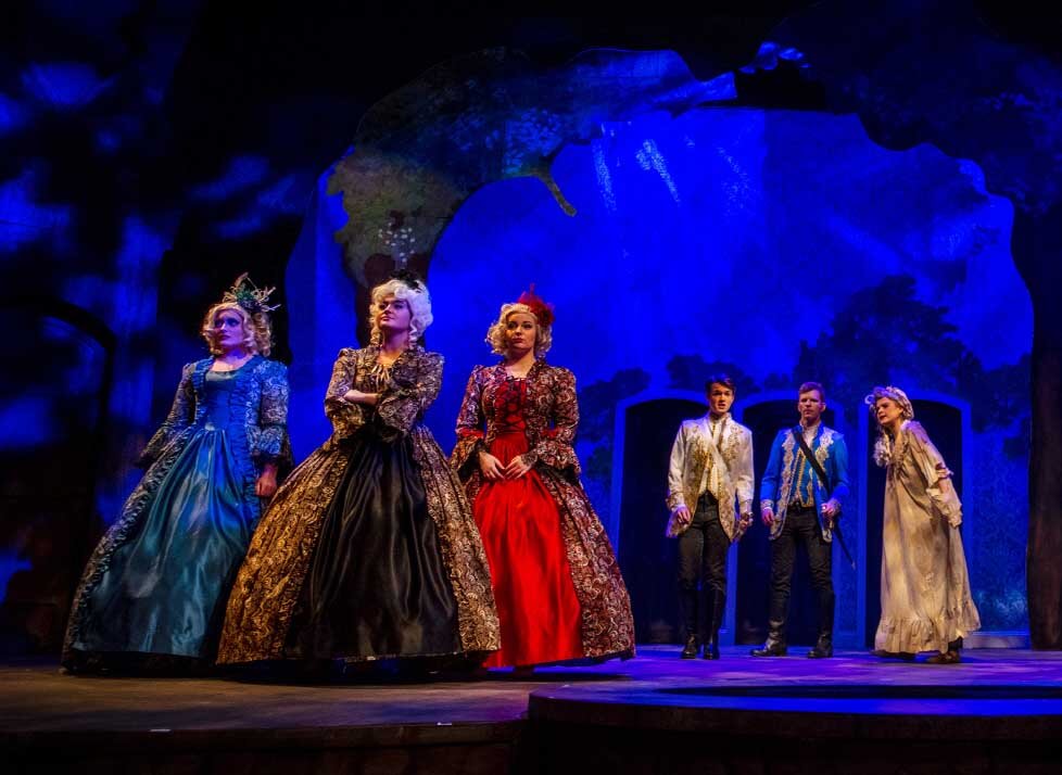 A photo of actors on a stage